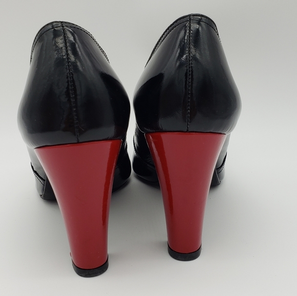 Beso sz 8 red and black heels - Picture 4 of 12